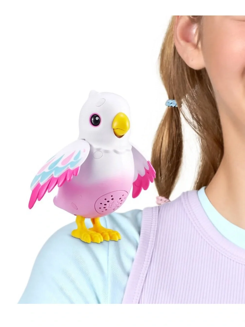 Pets Alive Polly the Surprise Magic Bird - Pink Interactive Toy